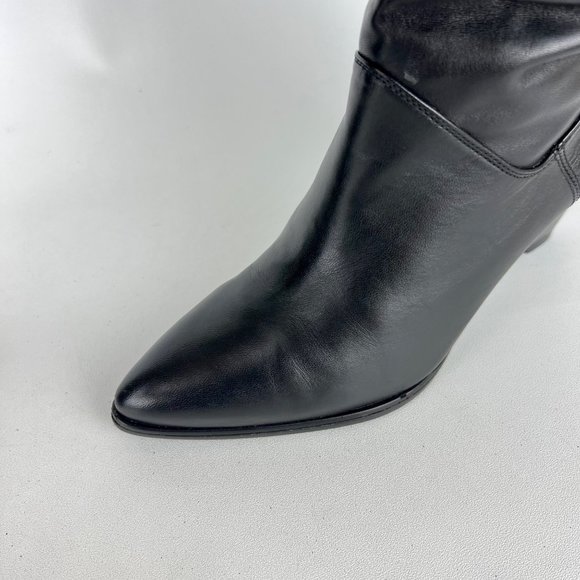 Stuart Weitzman Womens Black Leather Mid Calf Boots Slouchy size EU 35.5 US 5.5 - Picture 10 of 16